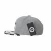 [Withmoons] Hut, Kappe, Gerader Schirm, Panda-Design, Gerade Kappe, Snapback Baseballkappe, Verstellbare Größe, TR2935 (grau)