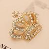 Fashion Elegance Women Crown Shape Princess Brooch Dress Pin