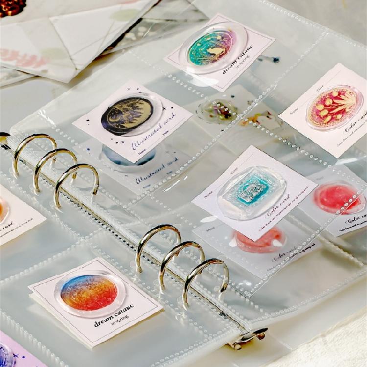 Loose Leaf Coin Storage Clear Lacquer Coin Collection Album for Collector