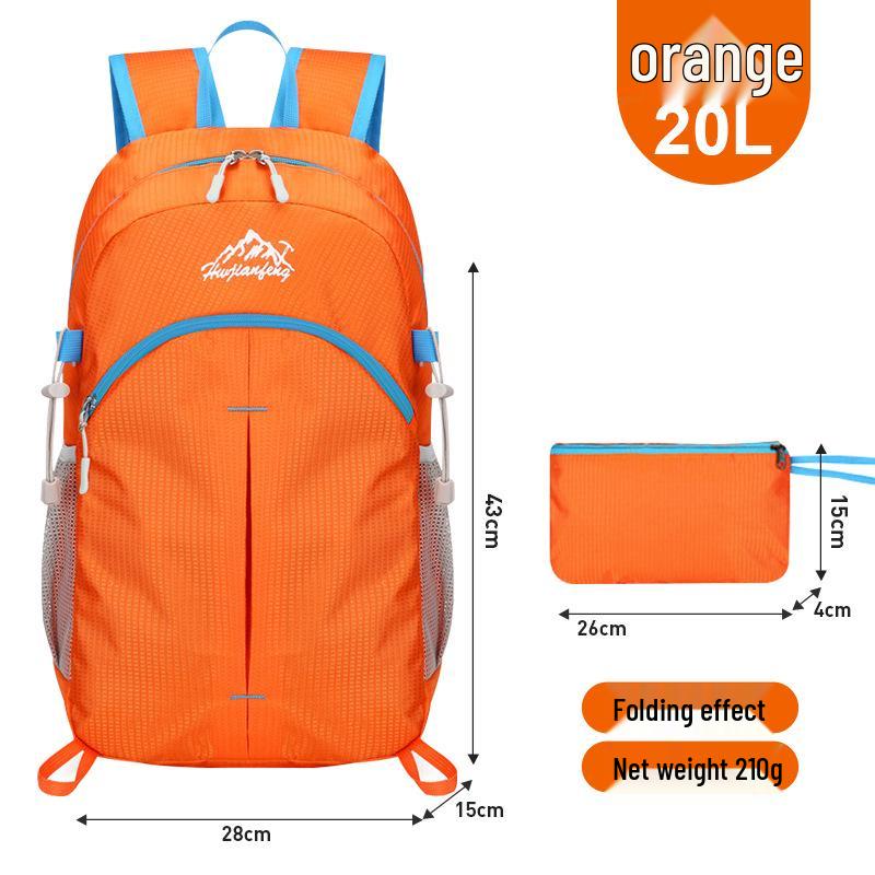 Unisex Ultra-Light Large Capacity Foldable Travel & Sport Backpack for Hiking and Cycling