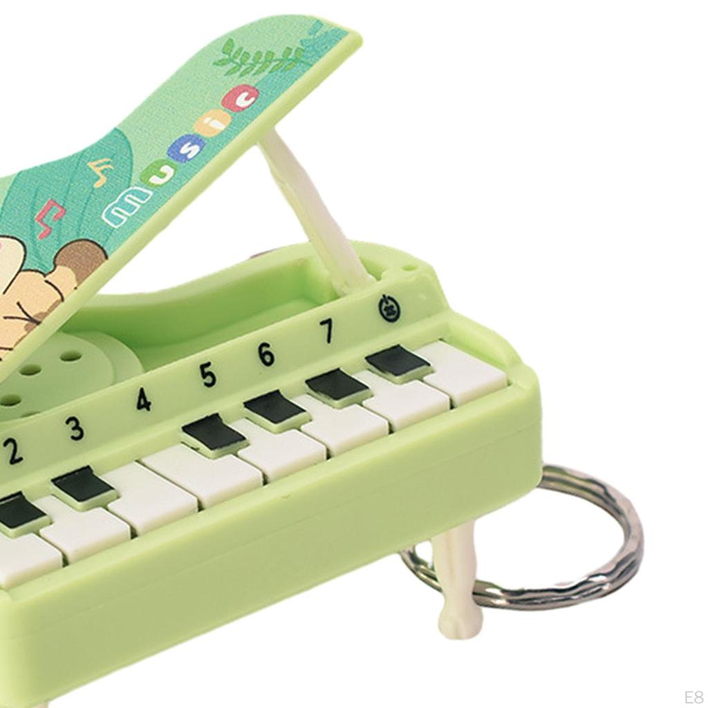 Handheld Music Piano Toy Keychains Mini Small Keychain Instrument for