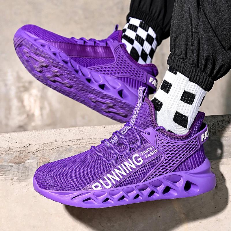 YRZL Mens Sneakers Sports Shoes Men Walking Shoes Lightweight Comfortable Tennis Travel Trekking Jogging Man Sneakers Footwear