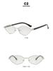 2024 High-End Small Frame Rhombus Cat Eye Polygon Sunglasses