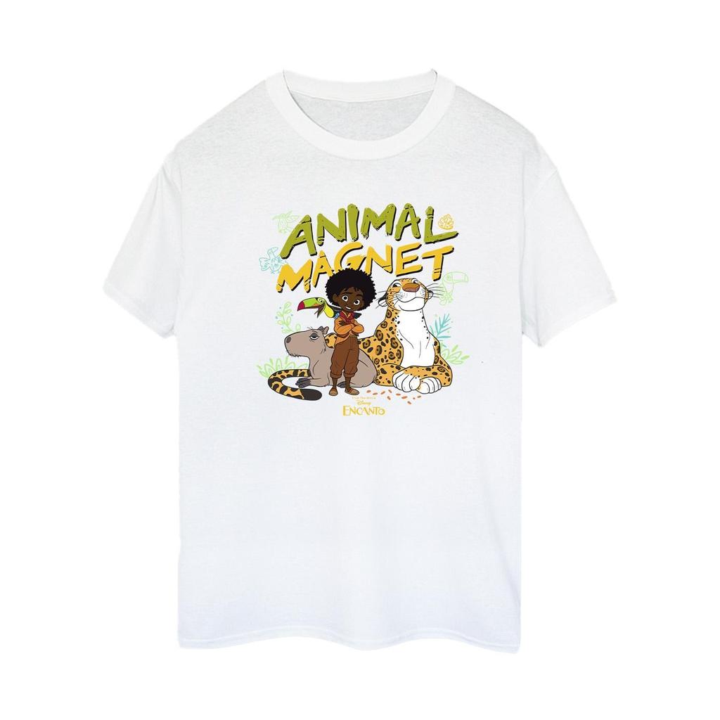 Disney Womens/Ladies Encanto Animal Magnet Cotton Boyfriend T-Shirt