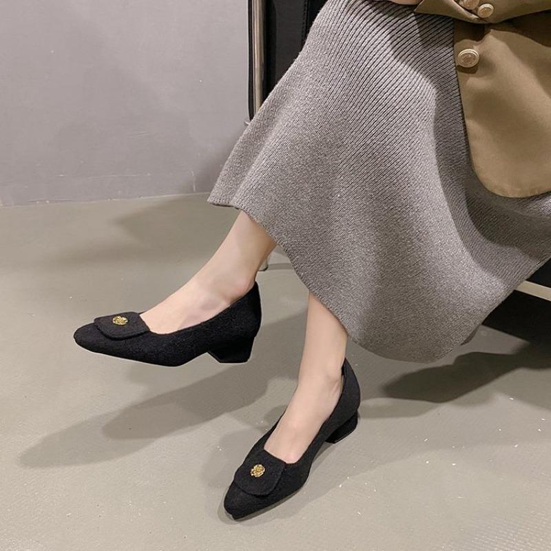 Designer Vintage Women Loafer Shoes Fashion Shallow Slip On Shoes 2025 Spring Autumn Elegant Low Heels Shoes