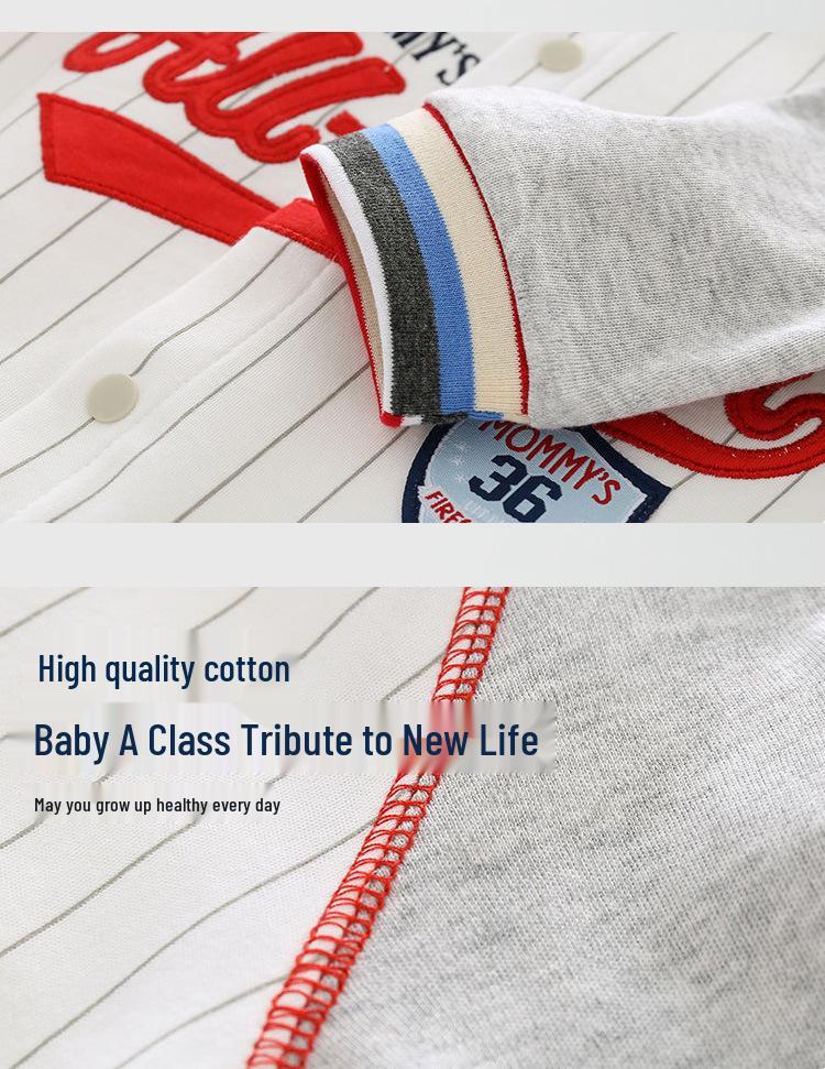 Baby Sports Gift Box: Pure Cotton Spring/Summer Clothing Set for Boys (0-1 Year), Suitcase Packed