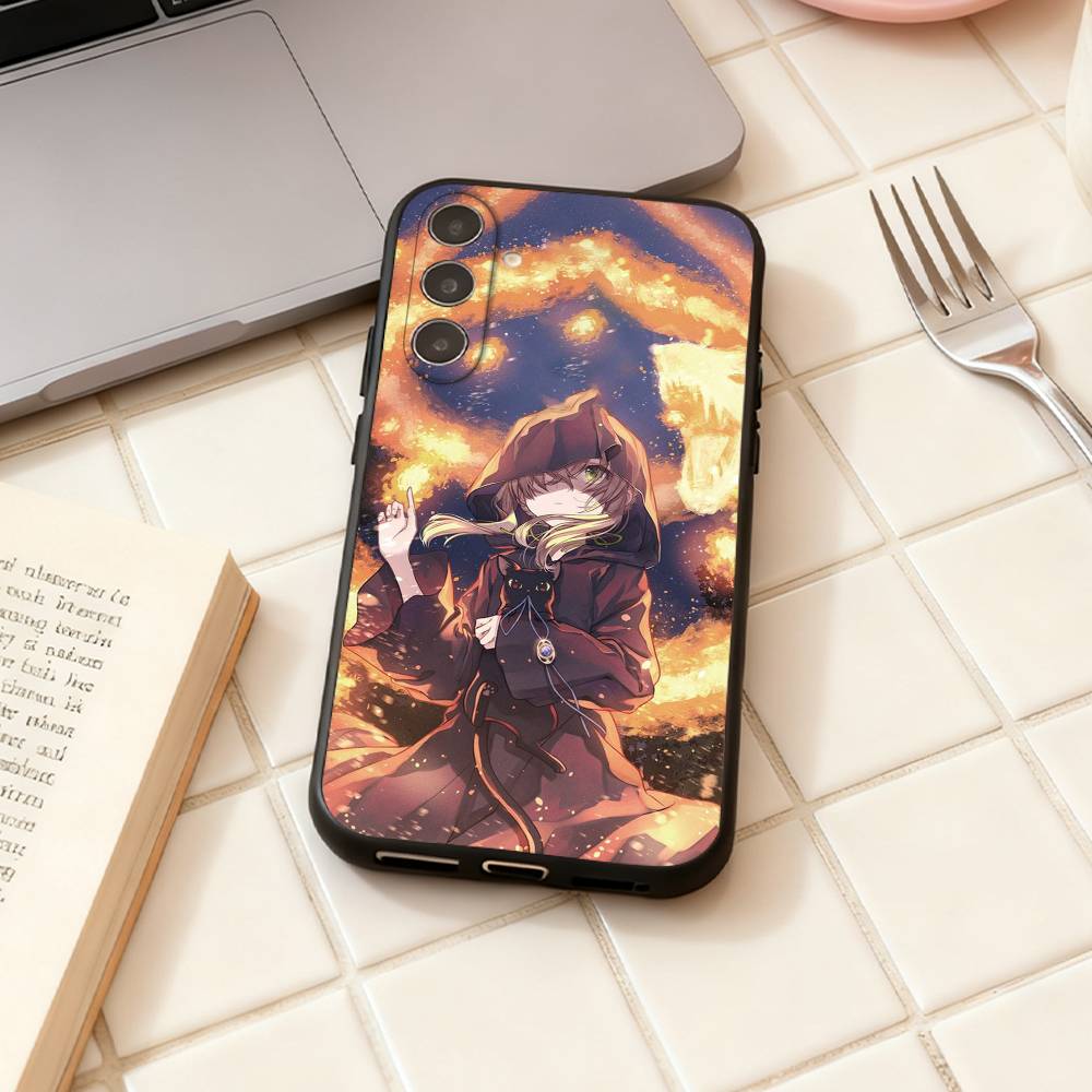 

s-Silent Witch Monica phone Case For Samsung Galaxy A73,A72,A71,A70,A53,A52,A51,Others Soft Black Shell Samsung a72