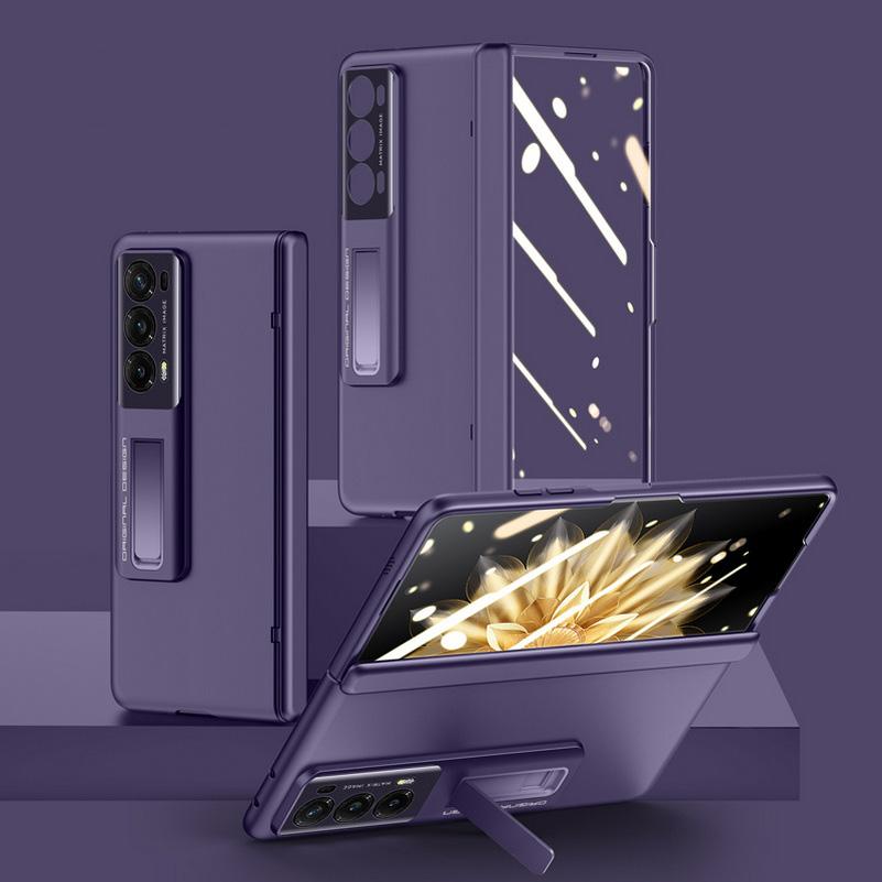 

With HD Tempered Glass Film Full Protective case For Honor Magic V2 magic V 2 Spring Hinge Holder Camera protect Cover HONOR Magic V2