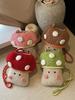 Knit Mushroom Handbag For Women With Soft Wool Material And Stylish Woven Design
