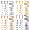 40PCS Surgical Steel Body Piercing Jewelry Lot Bulk Nose Ring Tongue Bar Lot Eyebrow Labret Piercing Set Horseshoe Ring Lot Pack