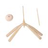 Balance Dragonfly Toys Balanced Bamboo Dragonfly Wooden Flying Arrow Toys Scientific Display Model