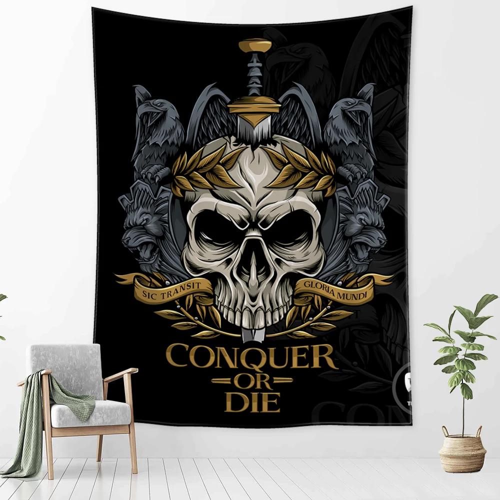 Viking Warrior Tapestry  Detailed Norse Art Legendary Heroes  Myths  Unique Wall Art for Bedroom  History Lover Gift