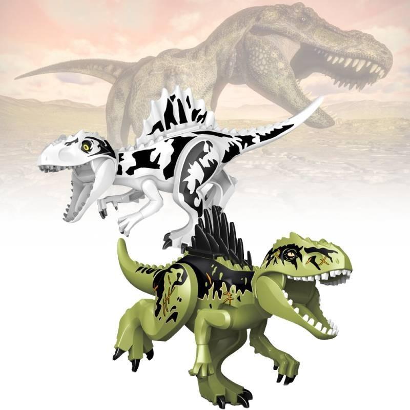 Jurassic Dinosaurier Baustein Set Mit T-rex Und Raptor Kompatiblen Teilen