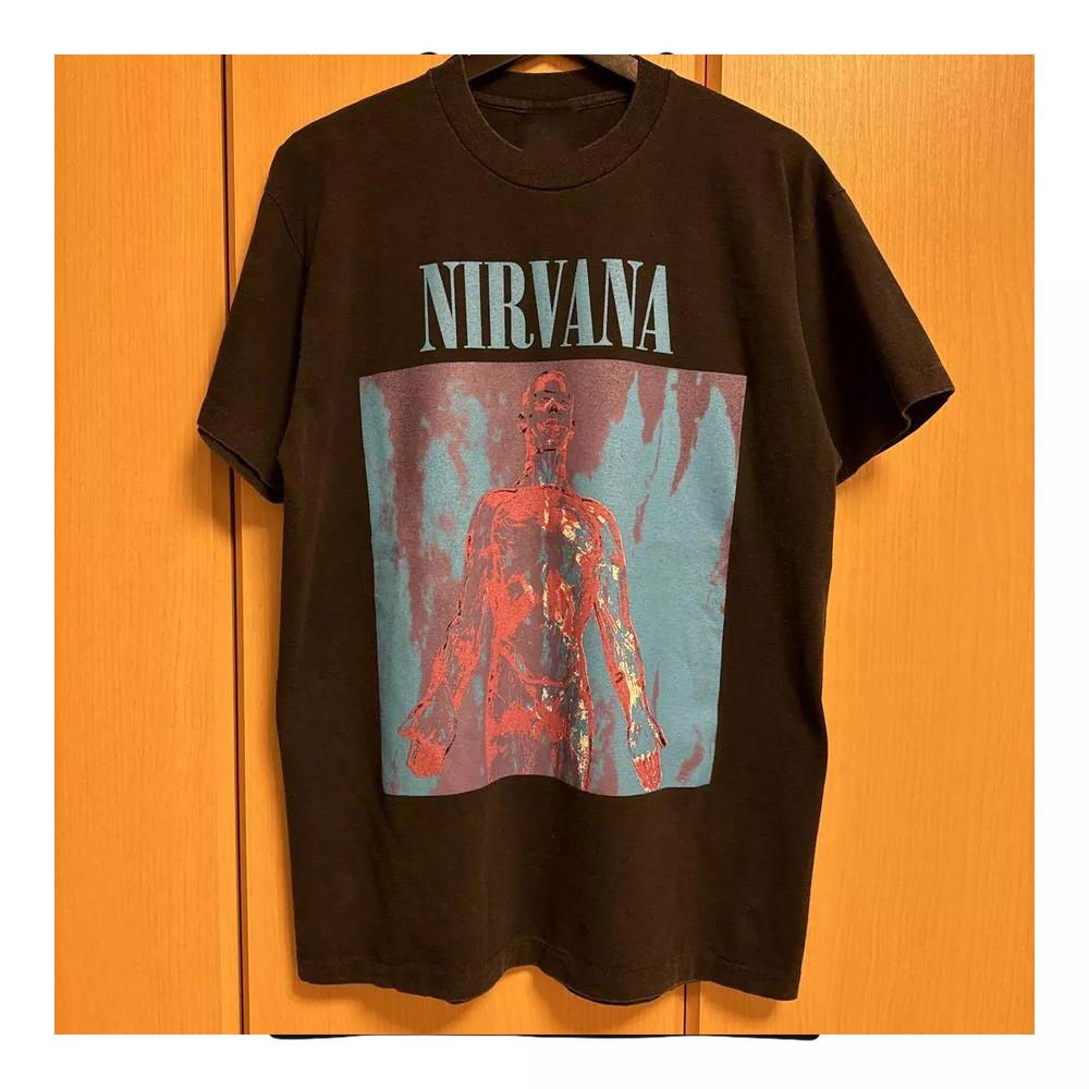 NIRVANA SLIVER Футболка с коротким рукавом Черная S-5XL DO215 Унисекс Футболка S