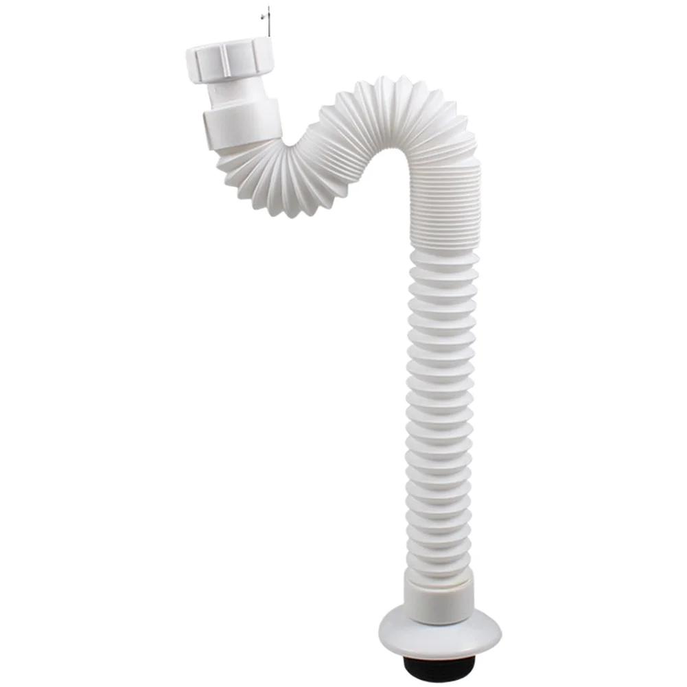 Drain Pipe Adjustable Bathroom Sink Drain Extendable Hose 320mm-800mm Length For Standard Sinks 48-58mm Diameter China Mainland