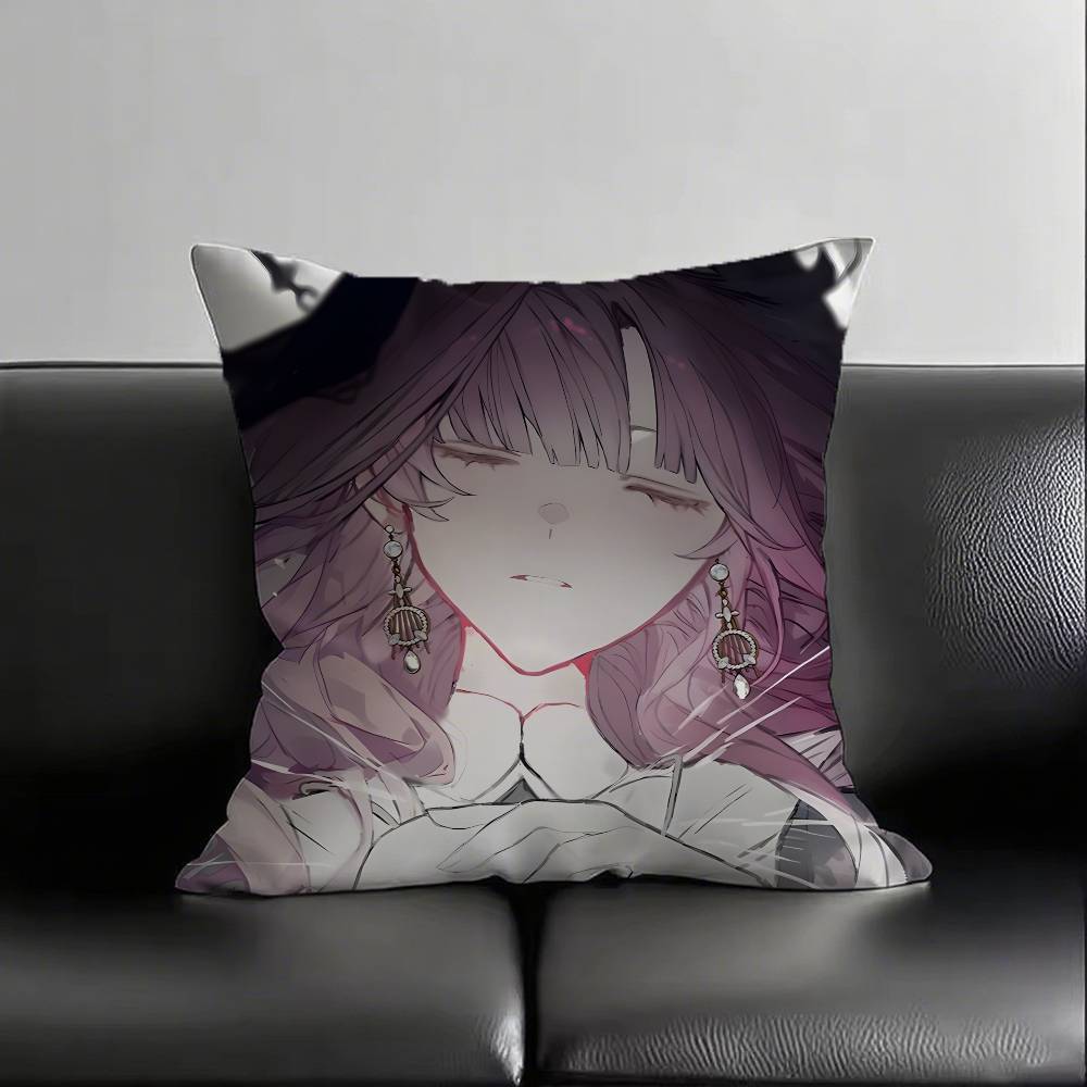 1pc Anime A-Arknights Pillow Case Fashion Square Pillowcase Bedroom Sofa Room Ins Decoration Leisure
