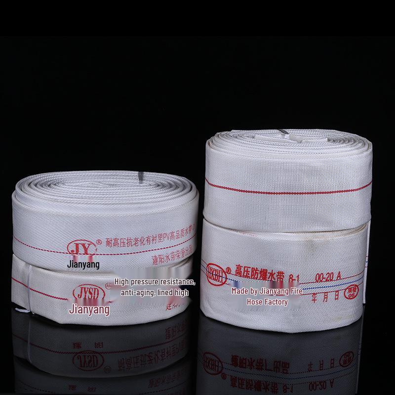 Wysokociśnieniowy wąż strażacki i irygacyjny z płótna wyłożonego PVC, 1-8 cali.