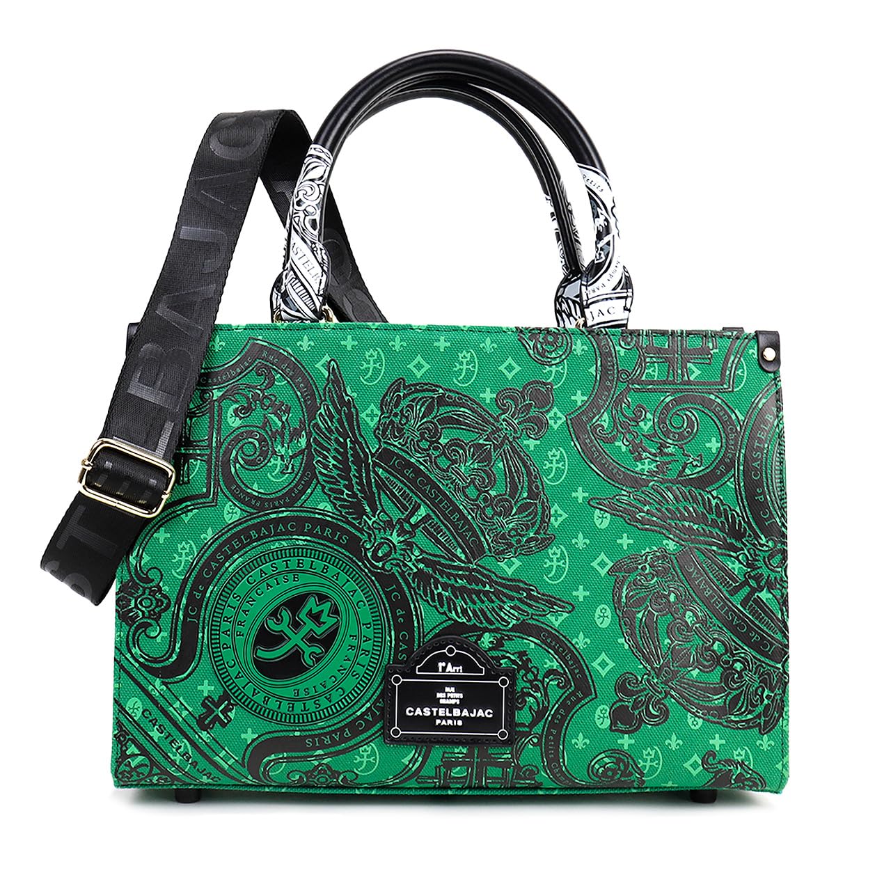 

Castelbajac Versa Green Tote Bag Men s зелений