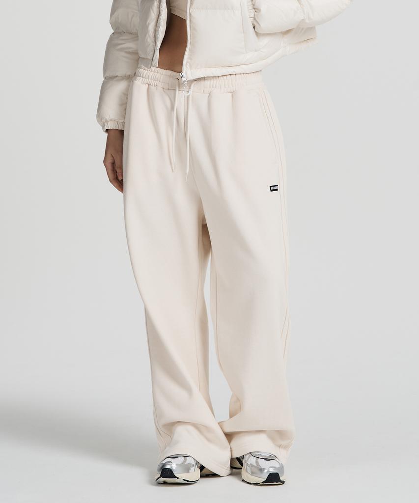 HDEX Women'S Damaged Line Brushed Sweatpants (Bone)