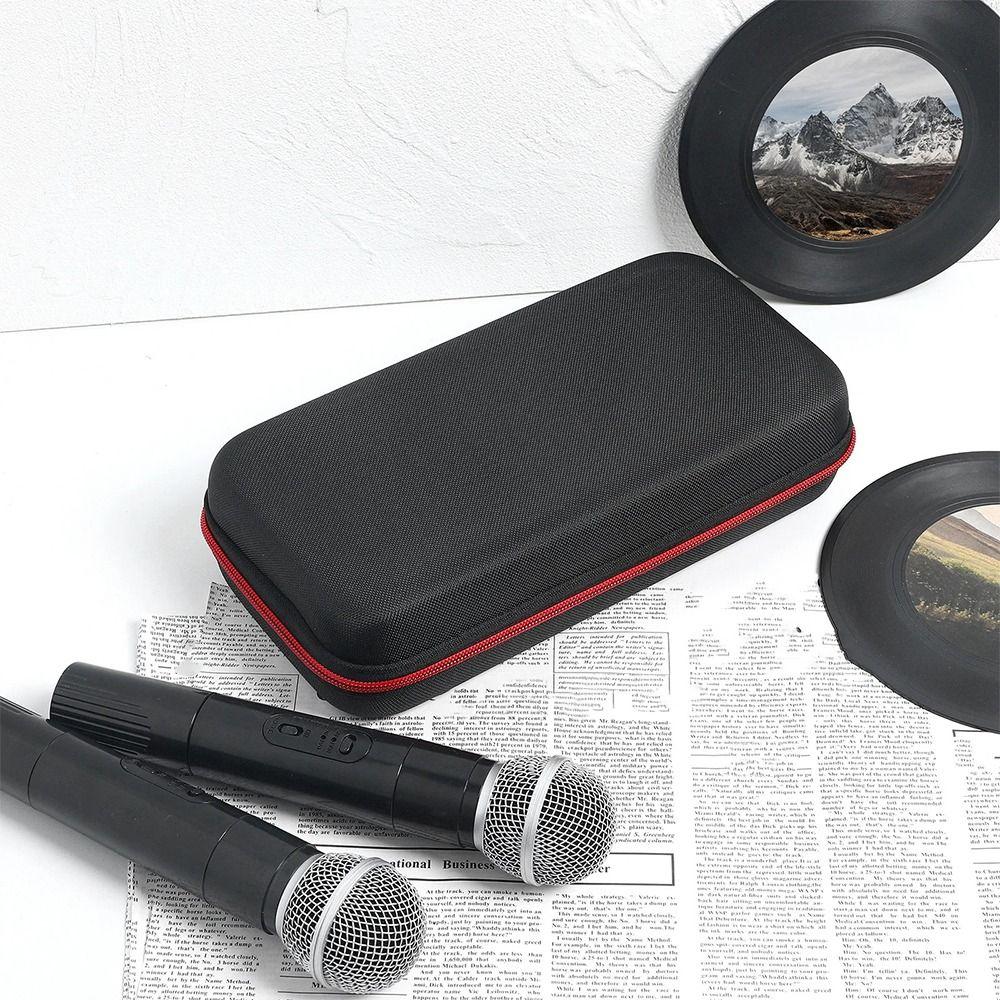 Hard EVA Microphone Storage Bag Shockproof Microphone Carrying Case  Business Trip