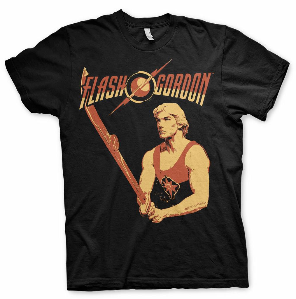 Licencia Oficial Flash Gordon Retro Grande 3XL 4XL 5XL Hombre Camiseta
