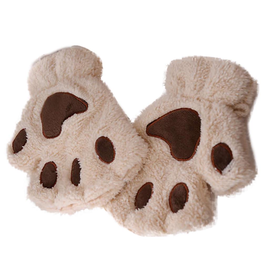 Women Winter Wrist Arm Warmer Knitted Keyboard Long Fingerless Gloves Mitten