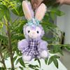 Cute Rabbit Plush Pendant Doll Stuffed Animal Keychain Claw Machine Toy Premium Gift Decoration
