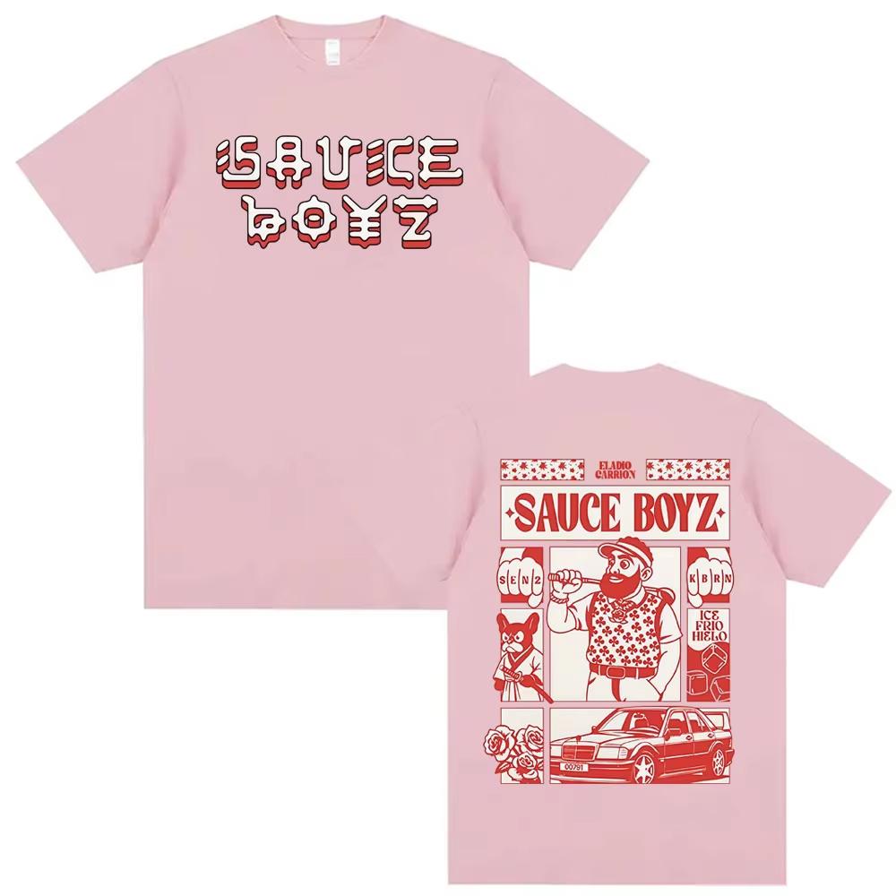 Rapper Eladio Carrion Sen2 Kbrn Album Tour Print T Shirt Men Women Oversized Fashion Classic T Shirts Casual pure Cotton Top