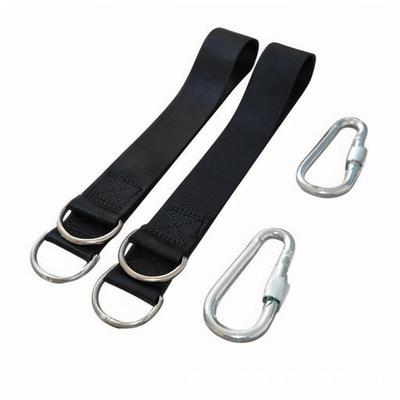 Heavy Duty Pull Up Bar Hanging Straps Set Reinforced Thickened Suspension Straps 50x3 8cm with Metal Carabiners for Fitness Equipment