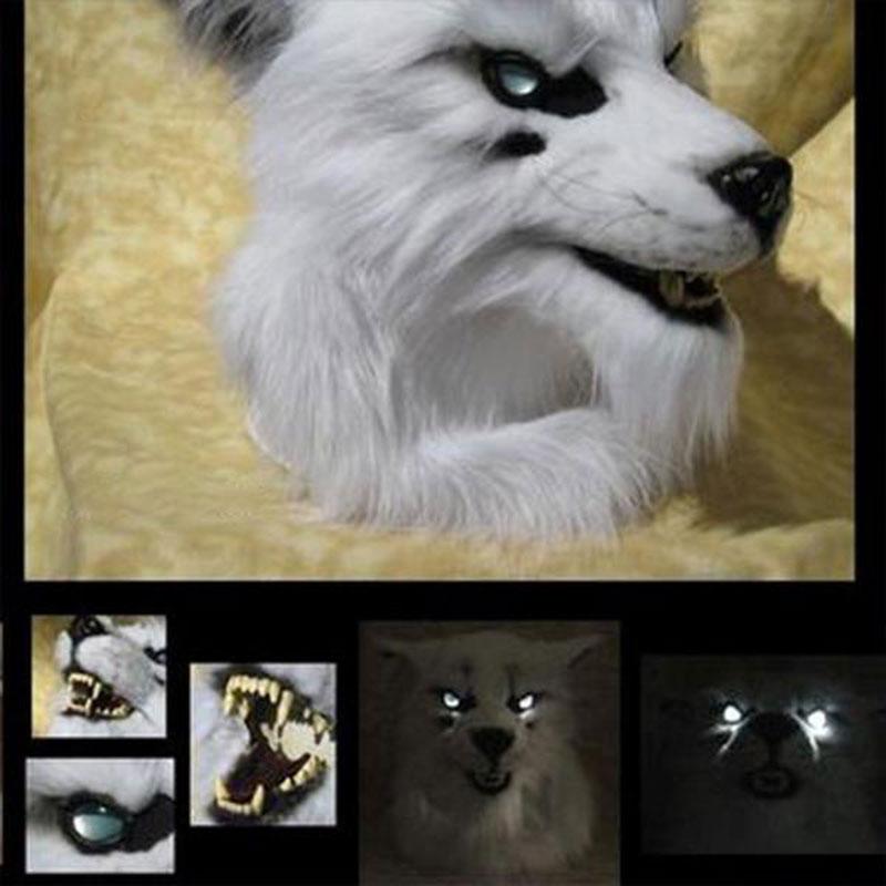 Animal Mask Headband Halloween Party Costume Dress Up with Elastic Straps Wild Animal Cosplay Accessories for Adults Kids