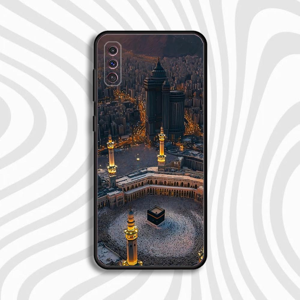 Kaaba Mecca Makkah Phone Case For Samsung S 25,24,23,22,30,21,10,9,Ultra,Plus,Lite,FE,4,5 G Black Soft Case