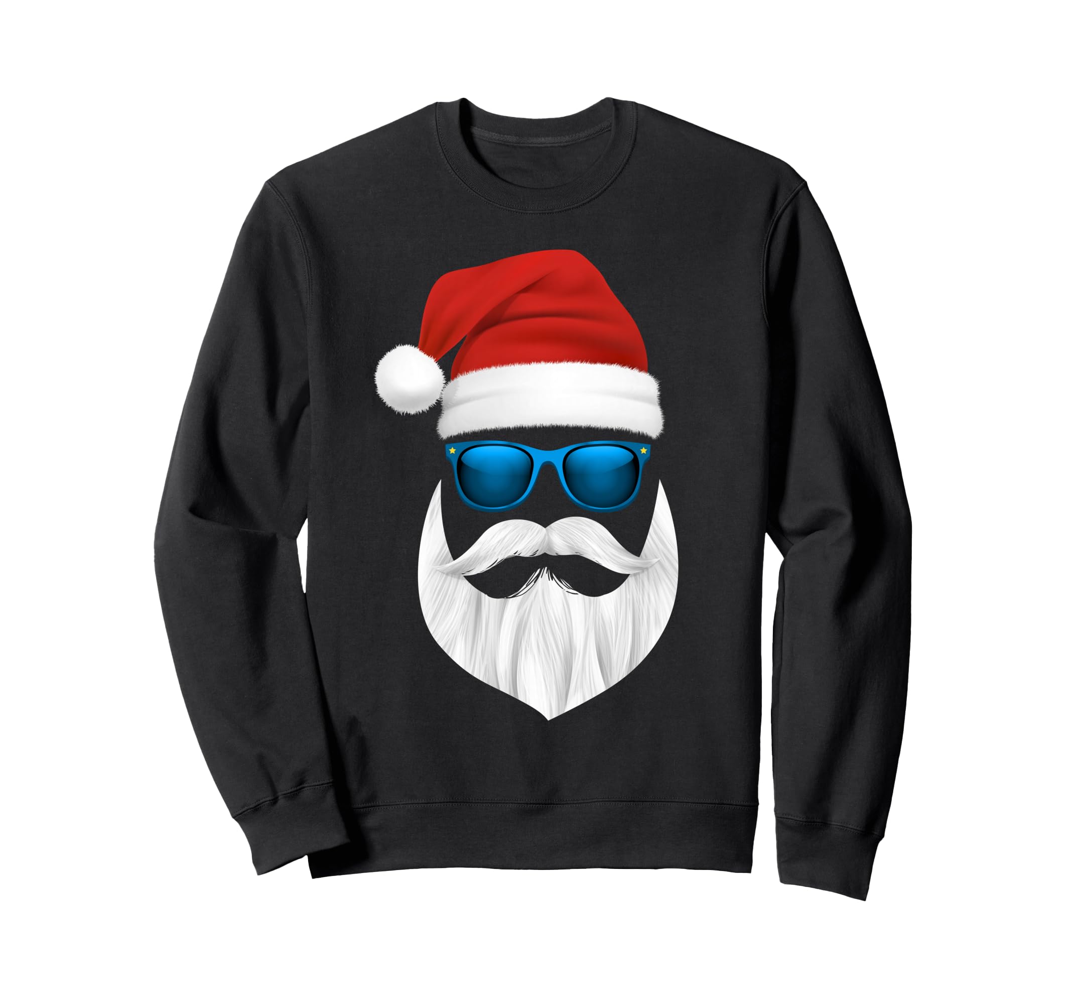 

Santa Claus wearing sunglasses, funny Christmas design sweatshirt