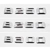 3D Car Tail Box Number Stickers for Mercedes Benz B Class B35 B45 B63 B180 B200 B220 B250 B260 B300 Rear Trunk Emblems Bagde