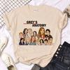 Greys Anatomy T-Shirt Damen Comic Designer Sommer Oberteil Mädchen Lustige Kleidung