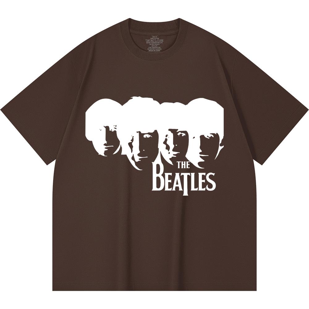230 Gsm 100% Cotton Heavy Metal T-Shirt Rock Band Popular Music Print Unisex Heavy Cotton T Shirt