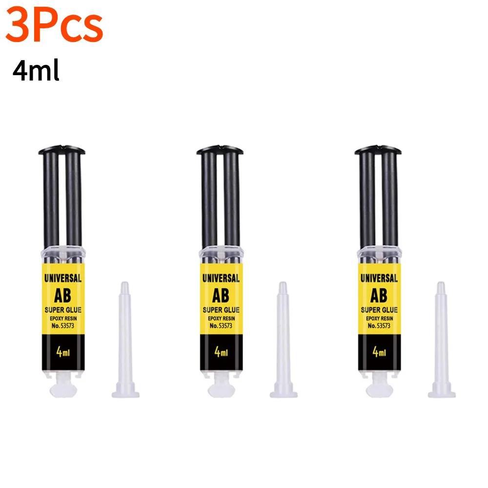 1-5Pcs 25ml Box Epoxy Resin AB Adhesive Waterproof And High Temperature Resistant All-Purpose Repair Push-Pipe Glue Woodworking