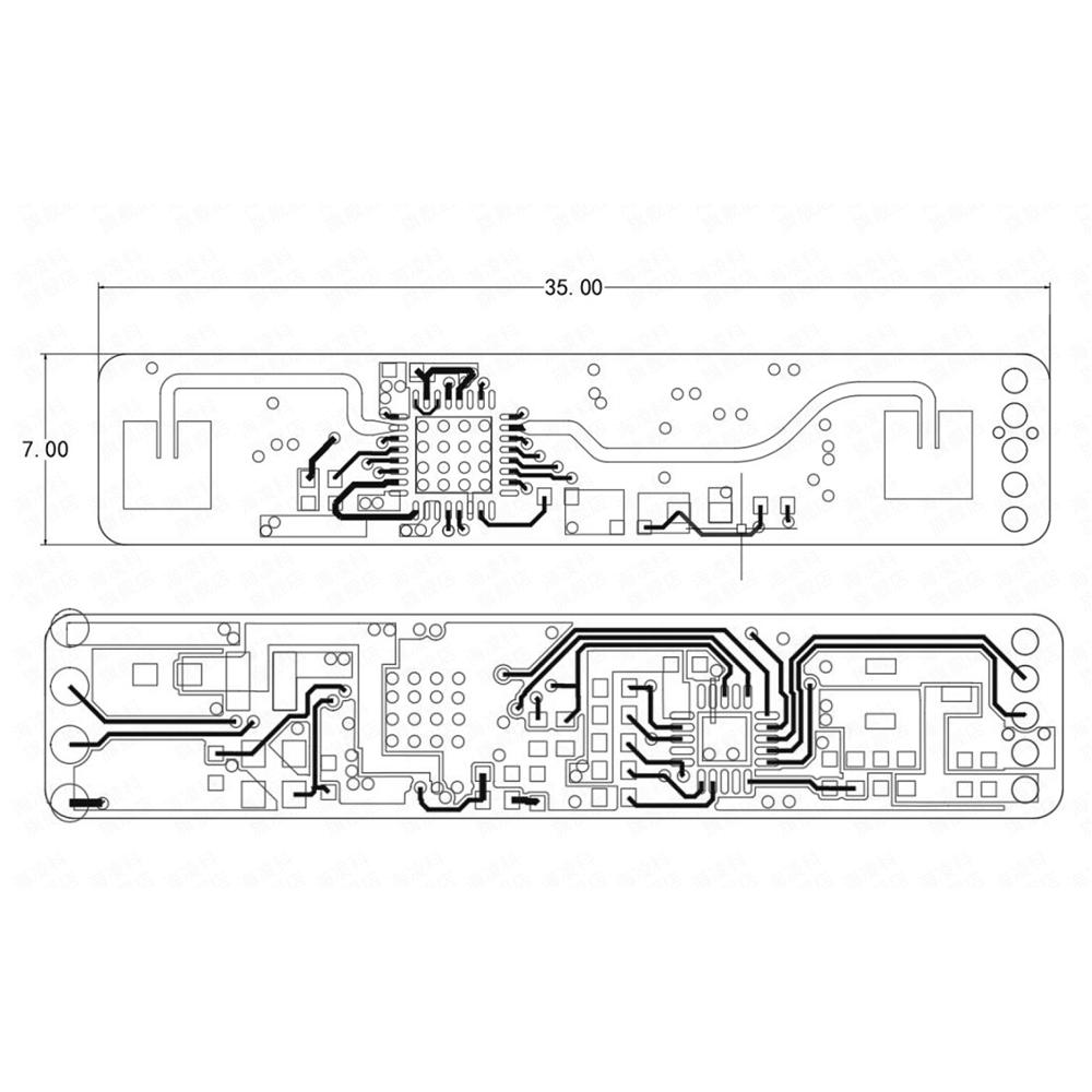 24GHz LD2410D Millimeter-wave Radar Module Human Presence Detection Sensor Modules FFCW Radar for Smart Home UART Interface 5pin