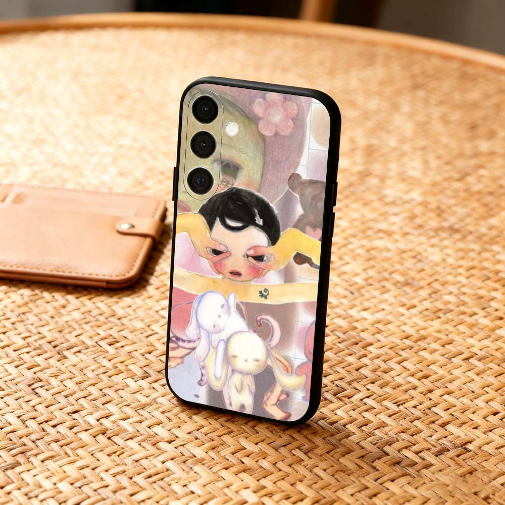 A-Art E-Essay-A-Aya T-Takano  Phone Case For Samsung  A73,A21s,A22,A31,A32,A52,A53,A71,A80,Soft Black Shell