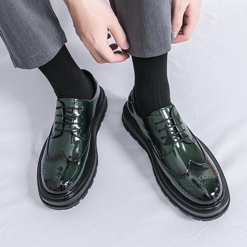 Business men's shoes Thick soled 38-45 luxury designer styles Business Daily Party Office Plus Size New hot selling adult shoes