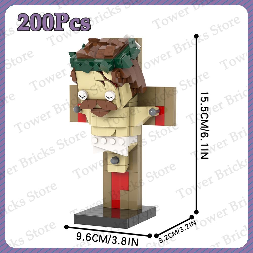 MOOXI Wednesday Thoning Brickheadz MOC Fantasy Figures Building Blocks Set Toys For Children Adult Friends Gift Compatible Brick
