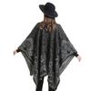 Autumn And Winter New Cashmere Cape Cashew Flower Fashionable Warm Split Shawl