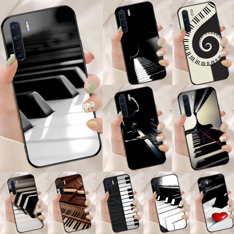 Klaviertasten Tastatur Design Hülle Für Oppo A40 A60 A80 A18 A38 A58 A78 A98 A16 A76 A96 A15 A17 A77 A74 A94 A54 A57S Abdeckung