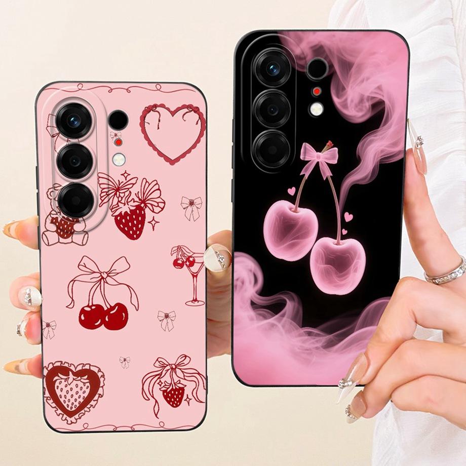 For Tecno Camon 50 4G CN5 Phone Case Floral Daisy Aesthetic Moon Nigth Bow Pattern Funda Soft Matte Silicone Back Cover Canom50