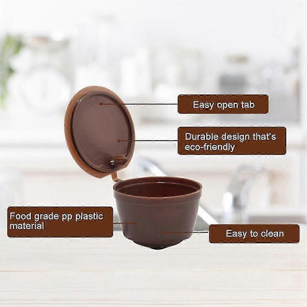 2026 Hot!! Refillable Coffee Filter Cup Compatible Taste Adapter Reusable Machine Pod Compatible Kit