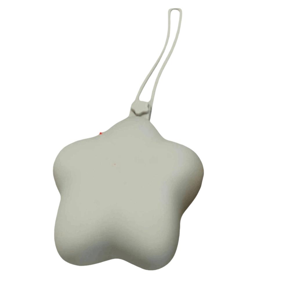 Scatola portaoggetti portatile in silicone a forma di stella Contenitore per succhietto Borsa portaoggetti per passeggino Per passeggini