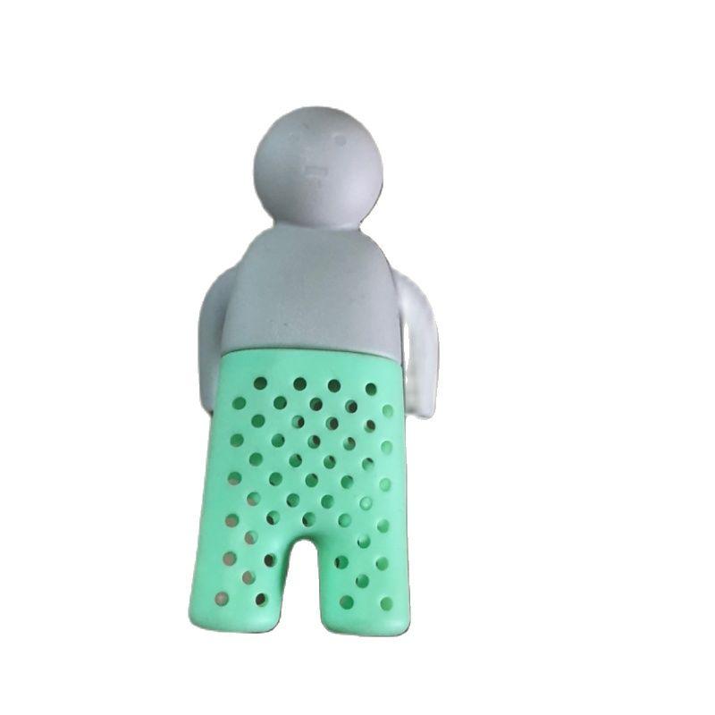 Creative Tea Strainer Food Grade Silica Gel Tea Filter Mr.Tea Villain Shaped Silicone Tea Maker Tea Bag Tea Set Brew Tea Te Mate