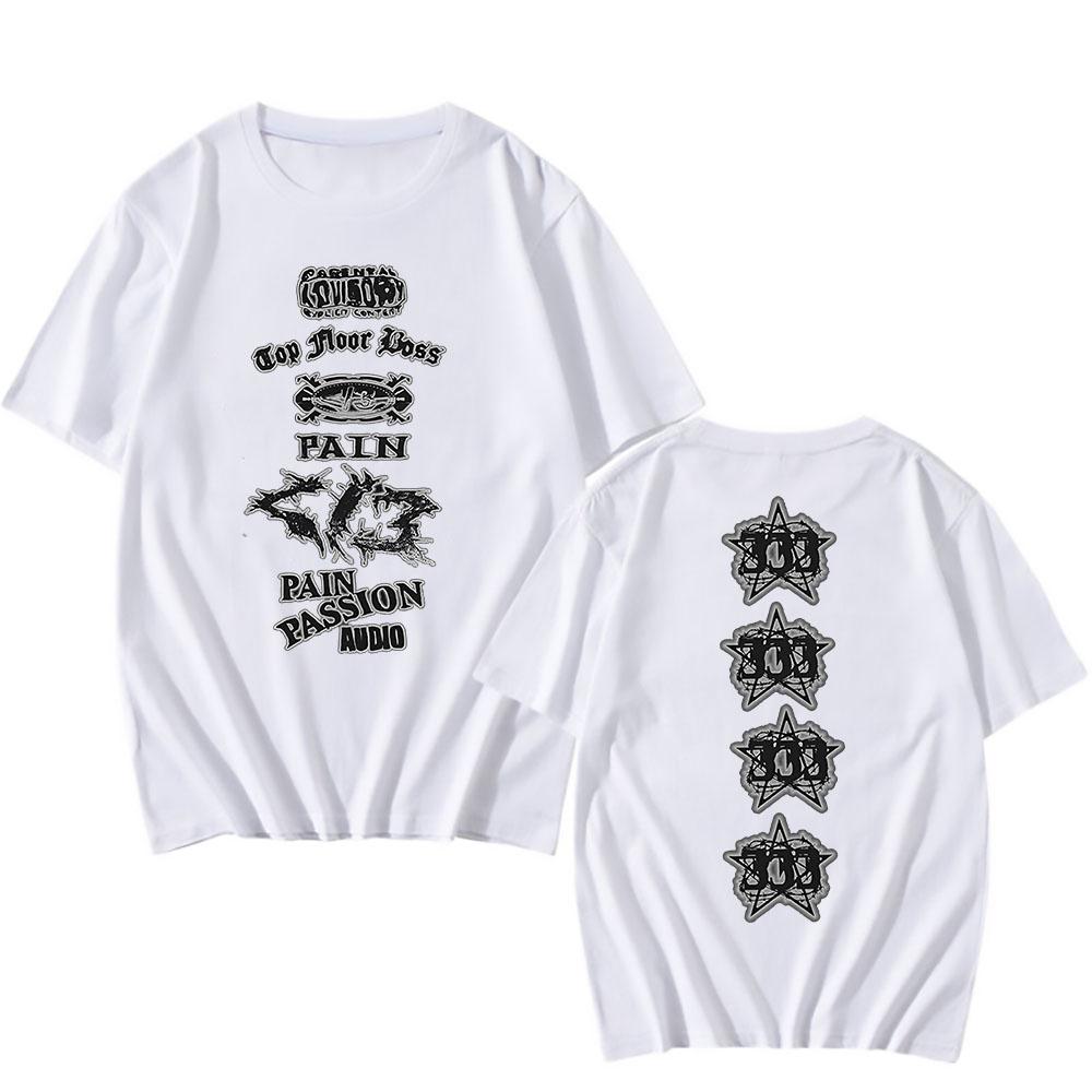 PAIN PASSION AUDIO Destroy Lonely T-shirt Cotton Short Sleeve Male Tshirts Streetwear Unisex Loose Fashion Men Women T Shirt Tee