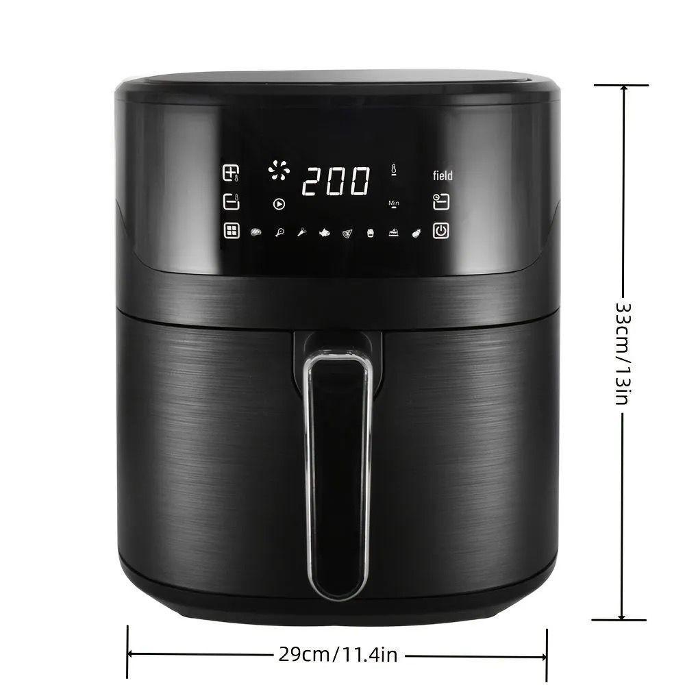 Smart Multi-Function Electric Air Fryer 2025 - 1450W, 5L/6L Capacity for Home Use