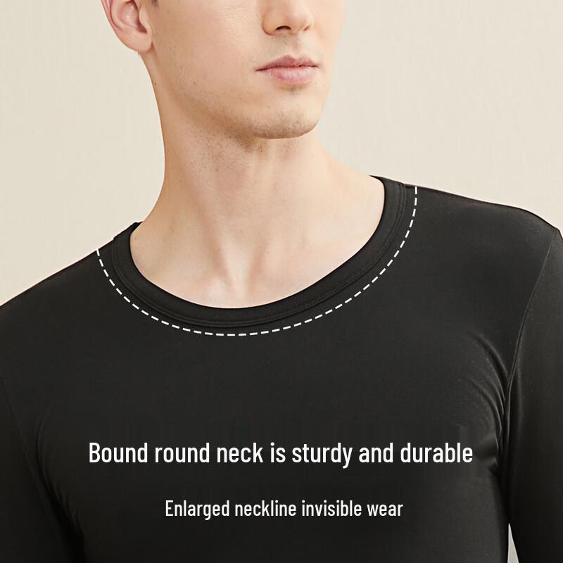 MIIOW Men's Lightweight 7A Antibacterial Thermal Underwear Set