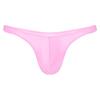 Mens Swimwear Glossy Bulge Pouch Thongs Panties Solid Color Low Waist Briefs Underpants Thong Bikini Underwear